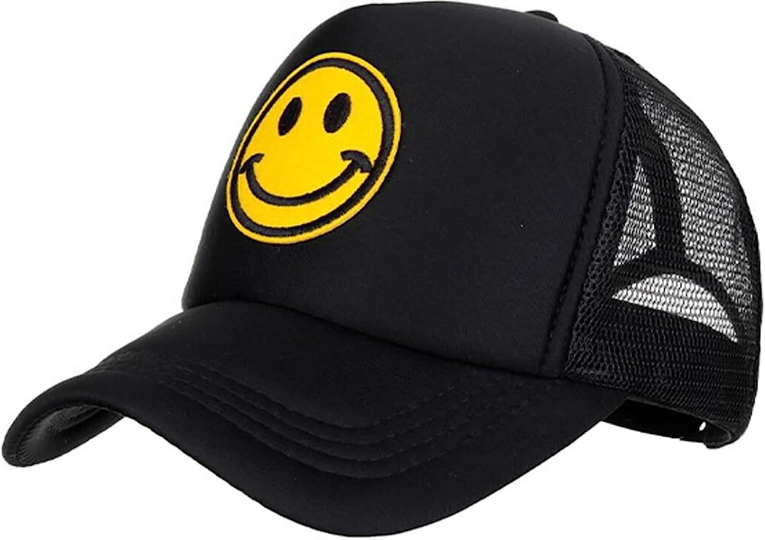 RUINUO Baseball Cap Adjustable Trucker Hat Ponytail Sun Hats for Women Men | Amazon (US)