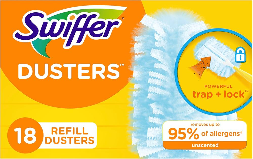 Swiffer Brand Multi-Surface Dusters Refills, Bamboo, White, 18 count | Amazon (US)