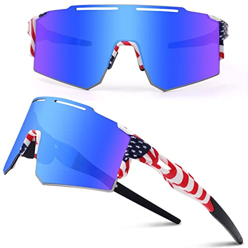 Ukoly Cycling Sunglasses for Men Women with 3 Interchangeable Lenses, Polarized Sports Sunglasses... | Amazon (US)