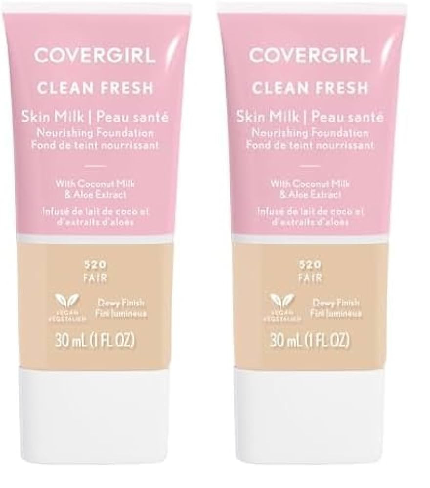 COVERGIRL Clean Fresh Skin Milk Foundation, Fair, 1 Fl Oz (Pack of 2) | Amazon (US)