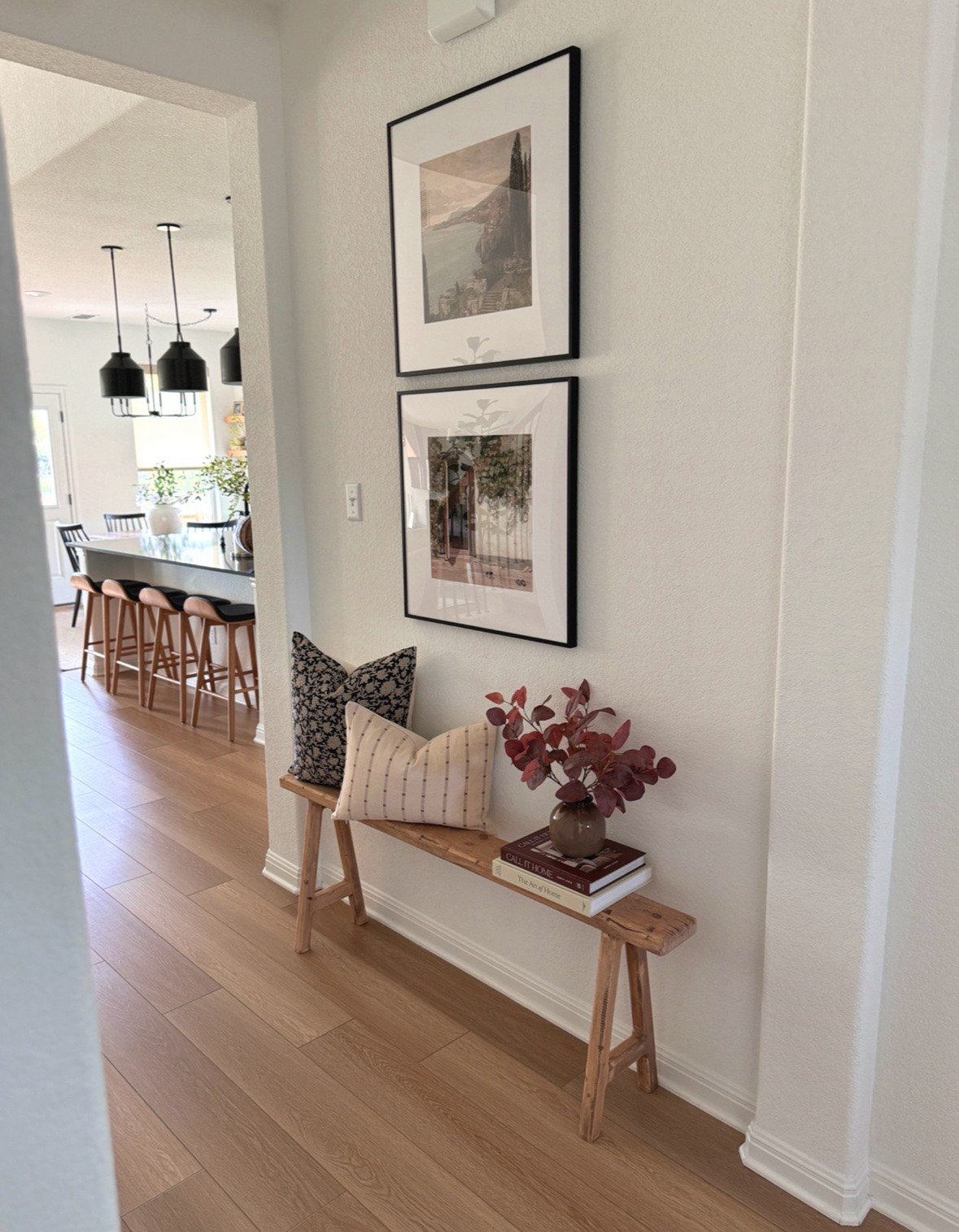 One of my favorite views 🏠🤎 this skinny bench is one of my top requested links!

Sharing all the details 👏🏼 I also linked a few additional solid wood benches at all price points.

Entryway design, hallway decor, skinny bench, gallery wall, etsy finds