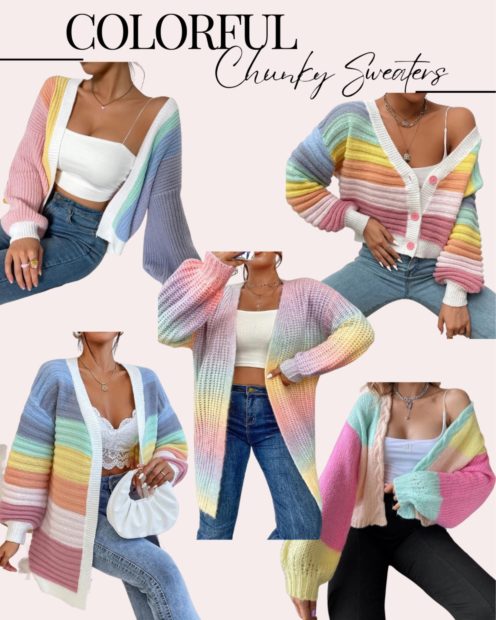 Colorful sweater options for spring and Easter season 

#LTKtravel #LTKmidsize #LTKplussize