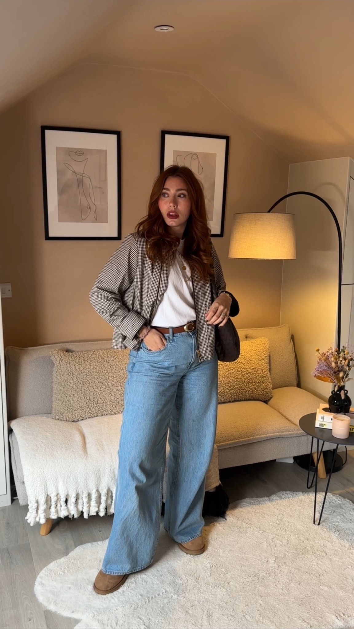 Cosy season ✨
Jeans are Abercrombie a 29L but I’d say size down as they’ve stretched a lot. 
Jacket is 15% off TODAY via the H&M app. I’m wearing a medium 😘

#LTKjeans #LTKuk #LTKautumn