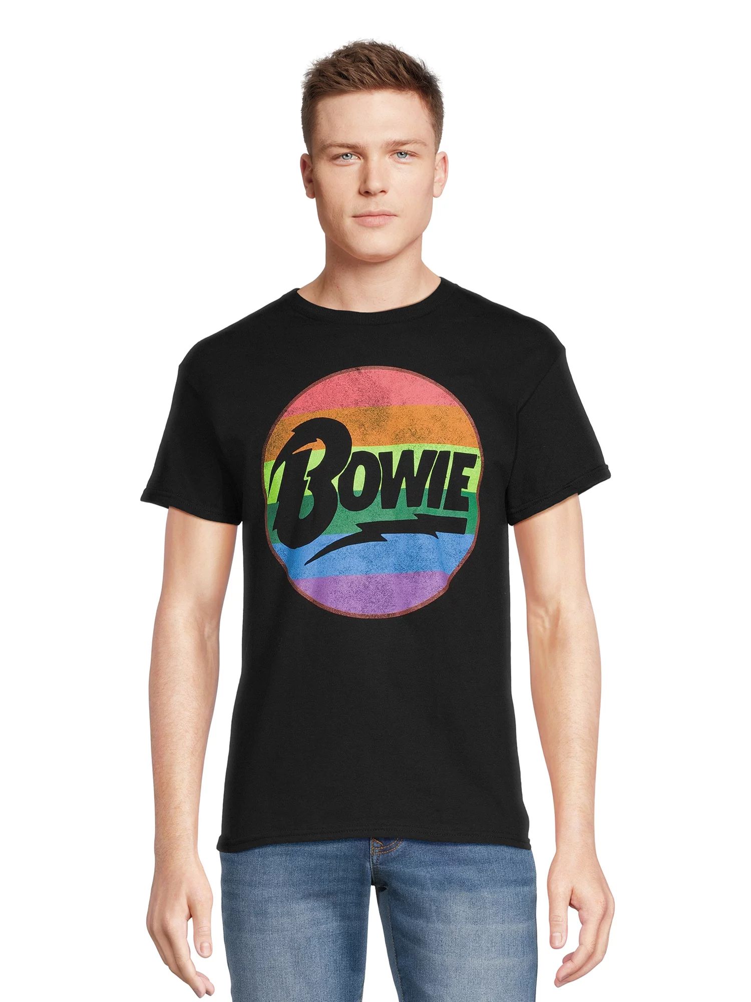 Bowie Men’s Graphic Tee with Short Sleeves, Sizes S-3XL | Walmart (US)