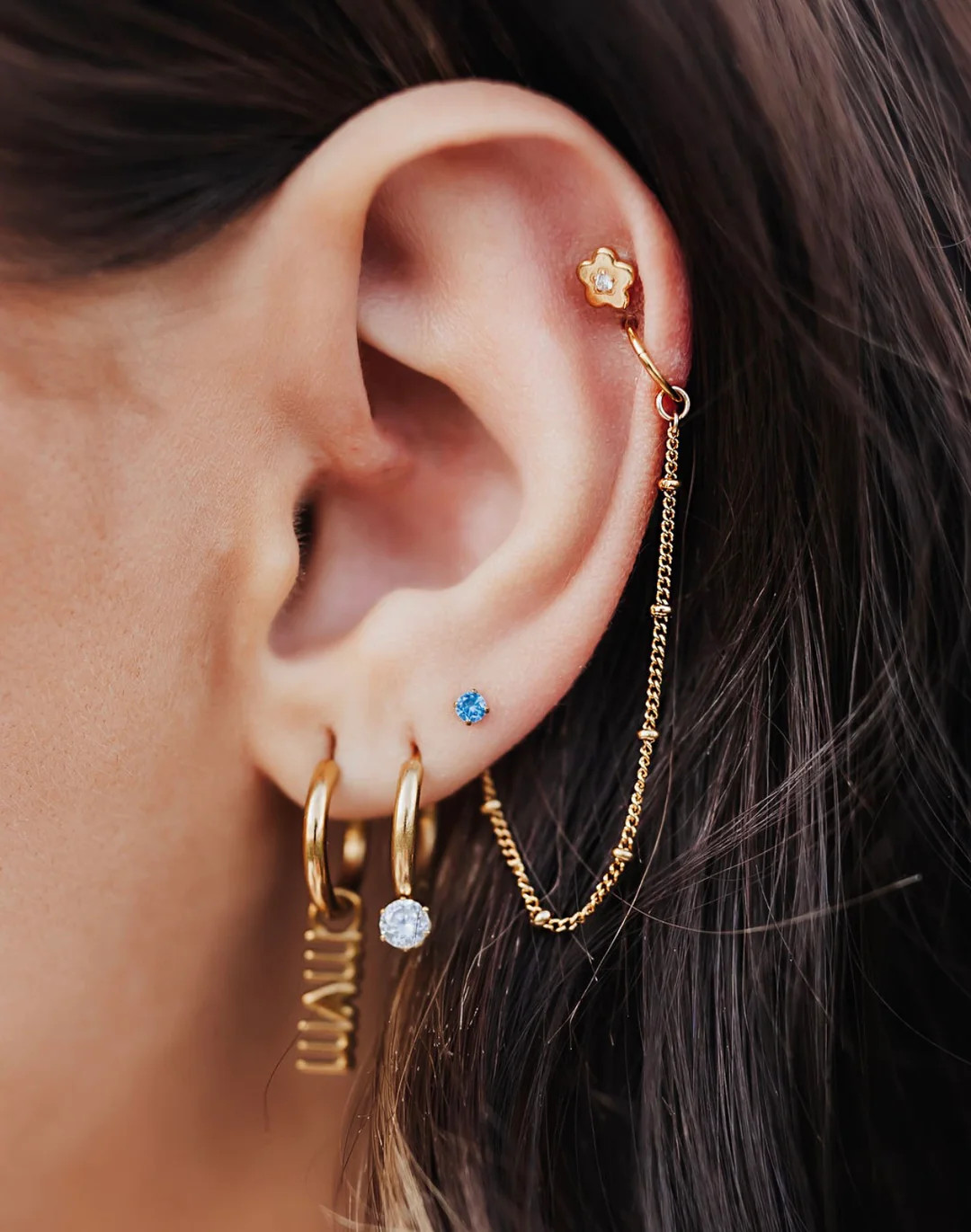 Gold Connector Chain | Pierced by Ash Design