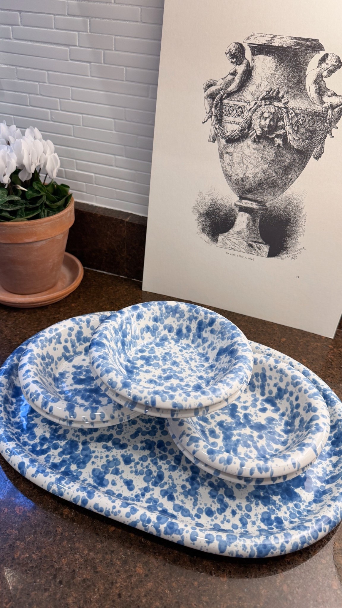 Picked up the viral Target splatterware and it did not disappoint. Impressed with how thick these pieces are, feel like stoneware but not. 

#LTKSeasonal #LTKfoodie #LTKHome