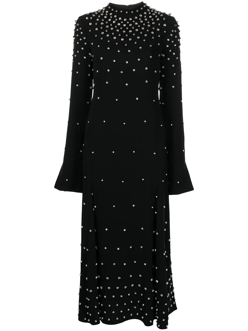Jonathan Simkhai crystal-embellished Mock Neck Dress - Farfetch | Farfetch Global