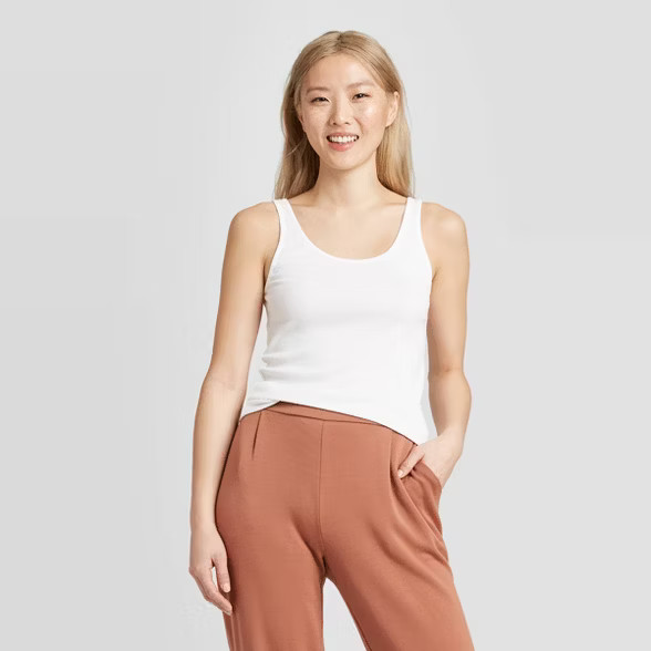 Women's Slim Fit Any Day Tank Top - A New Day™ | Target