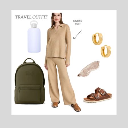 Travel outfit / airport outfit / knit set / casual fall outfit / work from home outfit

Fall style , fall finds , Birkenstocks , Arizona , gold hoops , travel finds under $50, tan knit pants , matching sweater set , sweaters under $100, travel backpack , laptop bag , water bottle , fall , college students 

#LTKSeasonal #LTKtravel #LTKunder100
