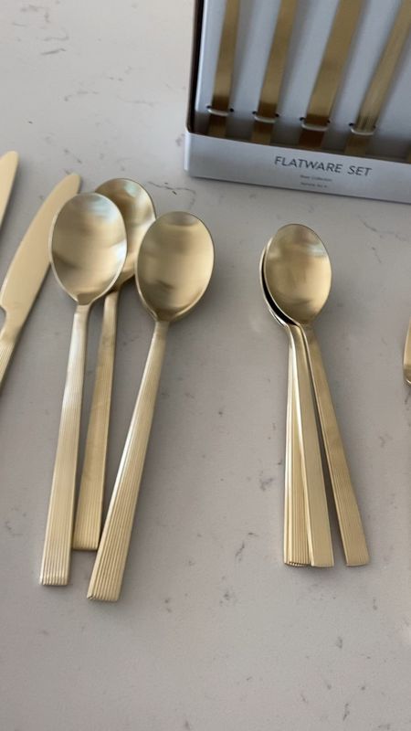 Somehow, the majority of our forks have gone missing….like, HOW does a family lose all the forks? Leave it to us! #walmartpartner Good thing @walmart has such pretty and affordable flatware! I just snagged these gold sets and think they are just gorgeous! They come in other finishes too and the quality is great!
Shop them here!

#walmart #walmarthome

