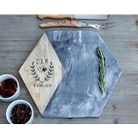 Personalized Marble Mango Hexagonal Serving Platter Anniversary Gift Personalized Wedding Gift Perso | Etsy (US)