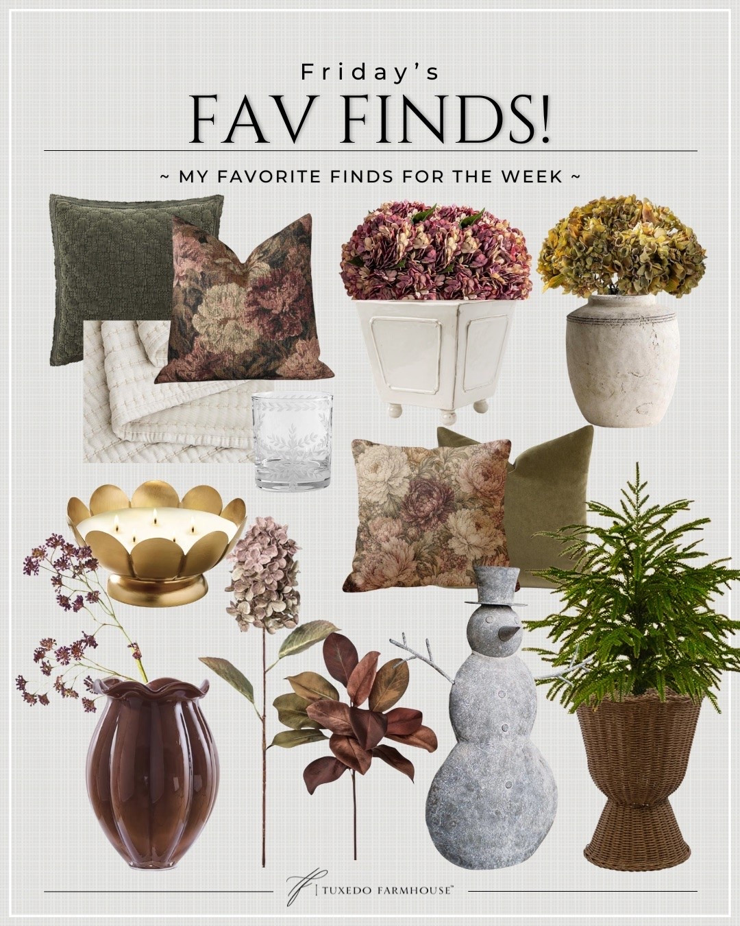 My favorite home decor finds for fall this week. Plus a couple holiday pieces.

#LTKSeasonal #LTKHome #LTKSaleAlert