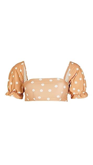 Macadamia Puff Bandeau | Shopbop