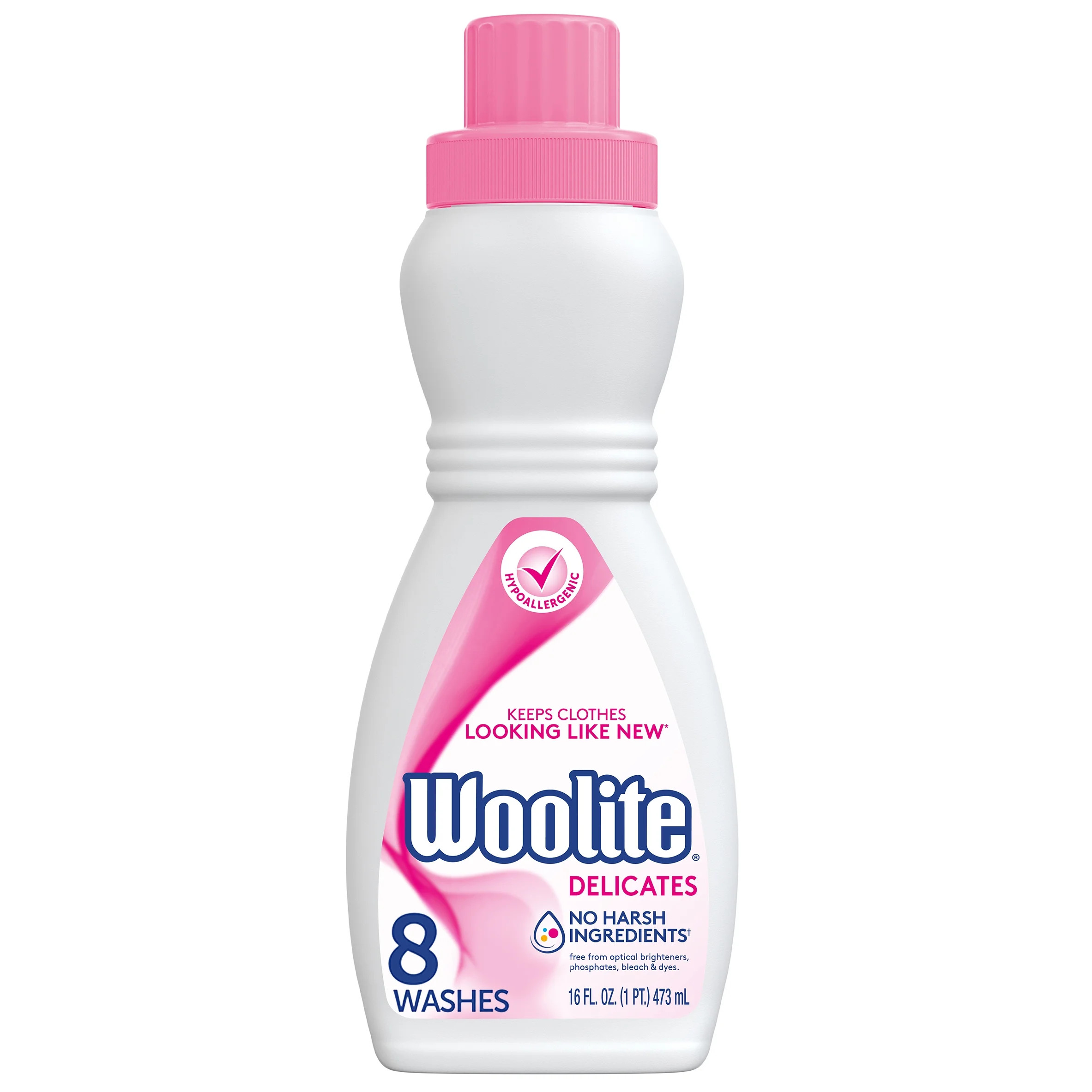 Woolite Delicates Hypoallergenic Liquid Laundry Detergent, 8 Loads, 16oz, Hand & Machine Wash | Walmart (US)