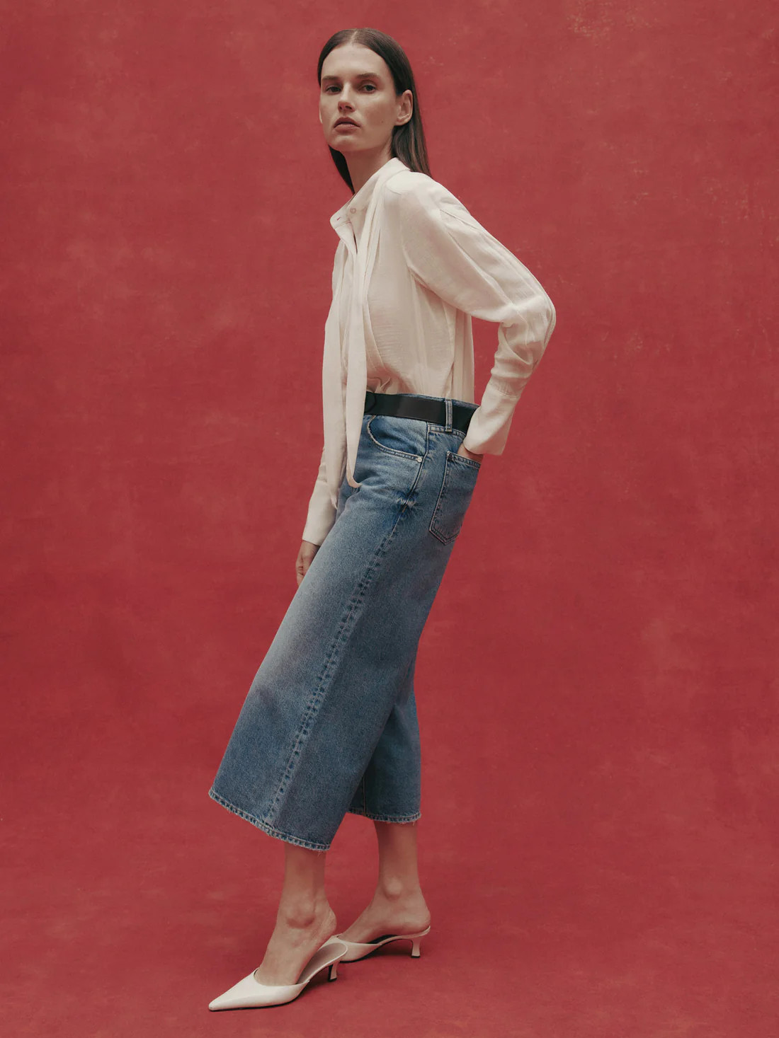 Tiny Tiny Dancer Jean in Vintage Washed Denim | TWP