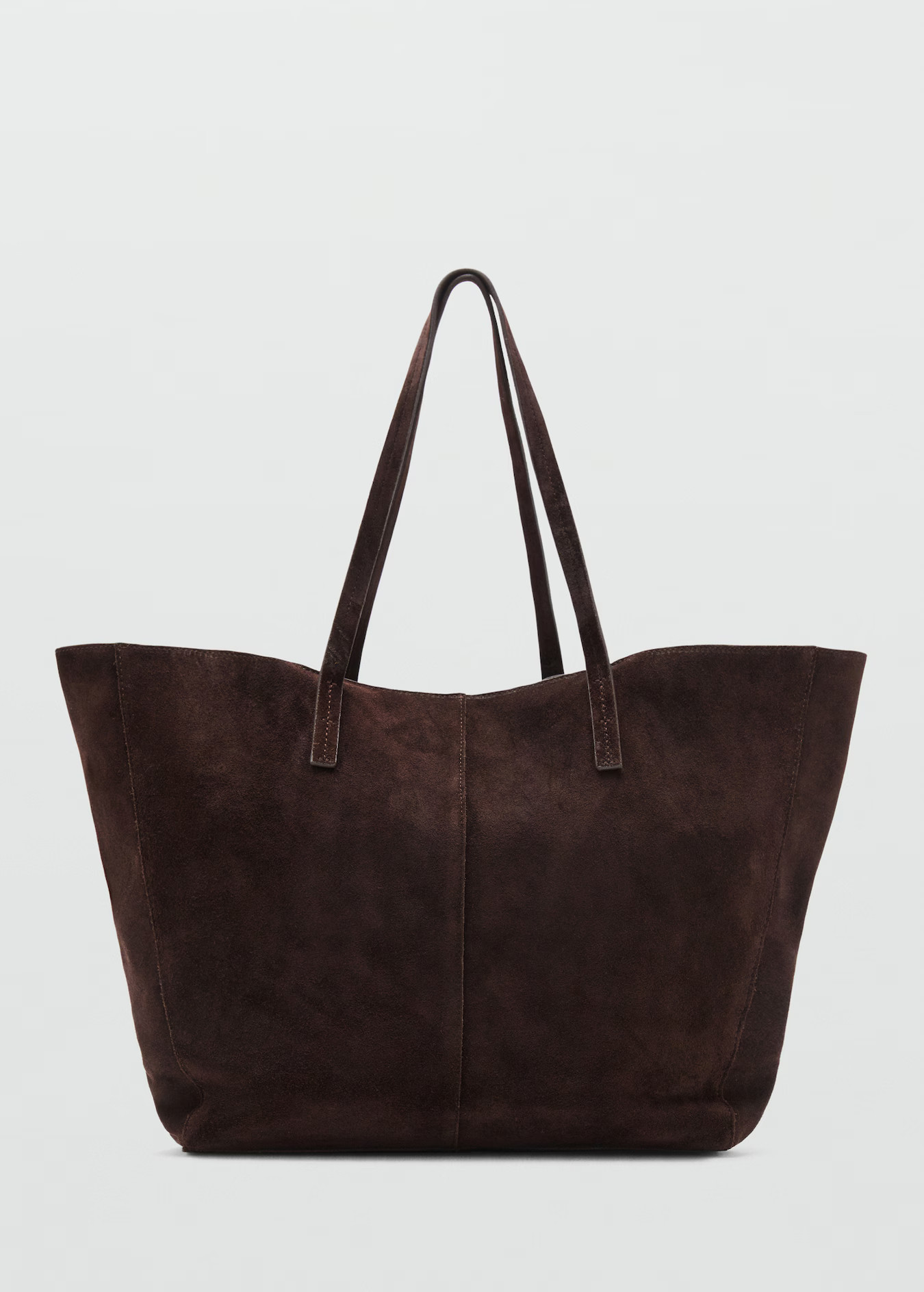 Suede shopper bag - Women | MANGO USA | Mango (US/MX/AU)