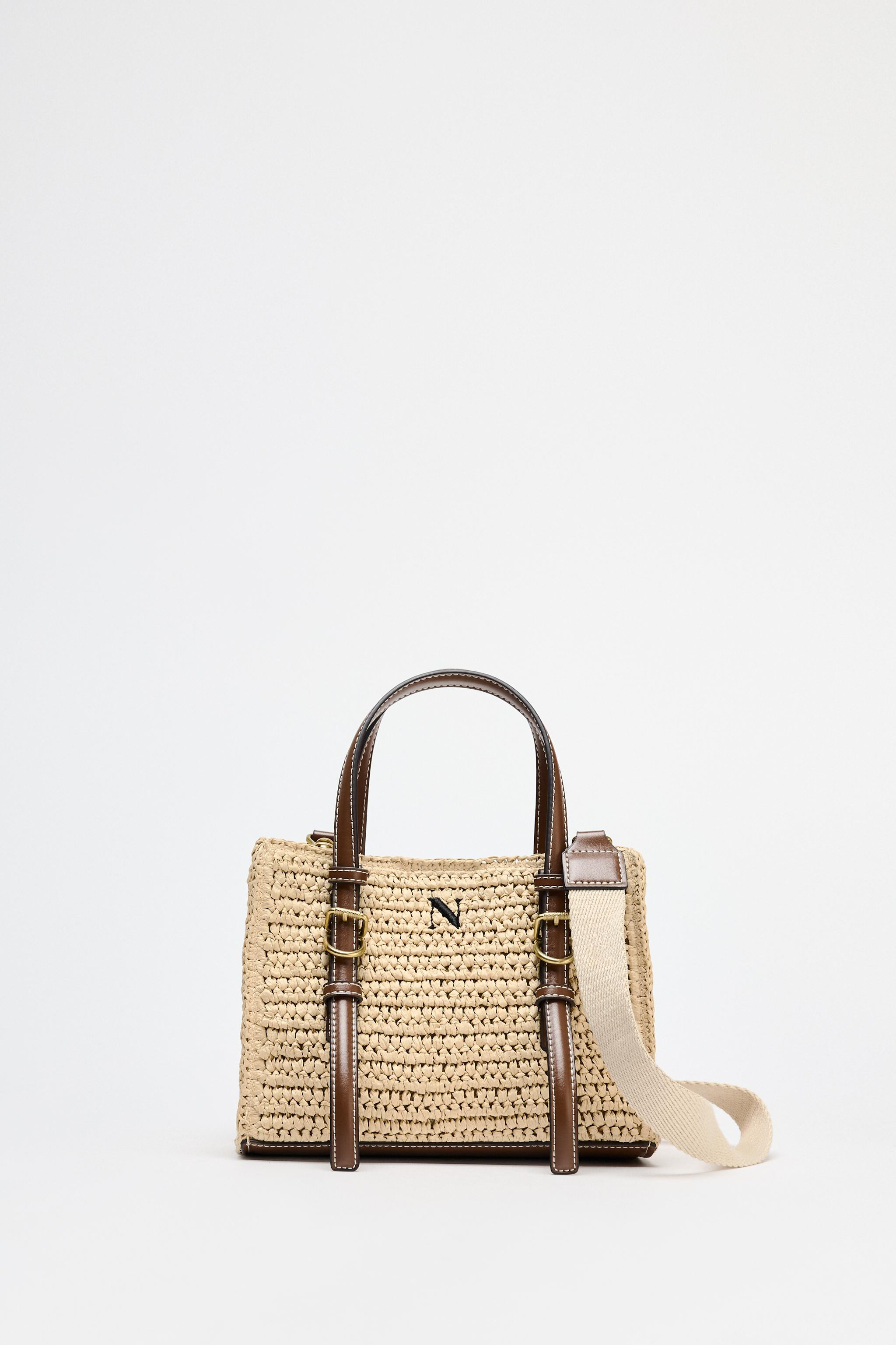 WOVEN MINI TOTE BAG | Zara US