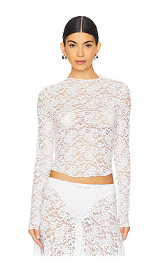 LIONESS Hamptons Long Sleeve in Porcelain from Revolve.com | Revolve Clothing (Global)