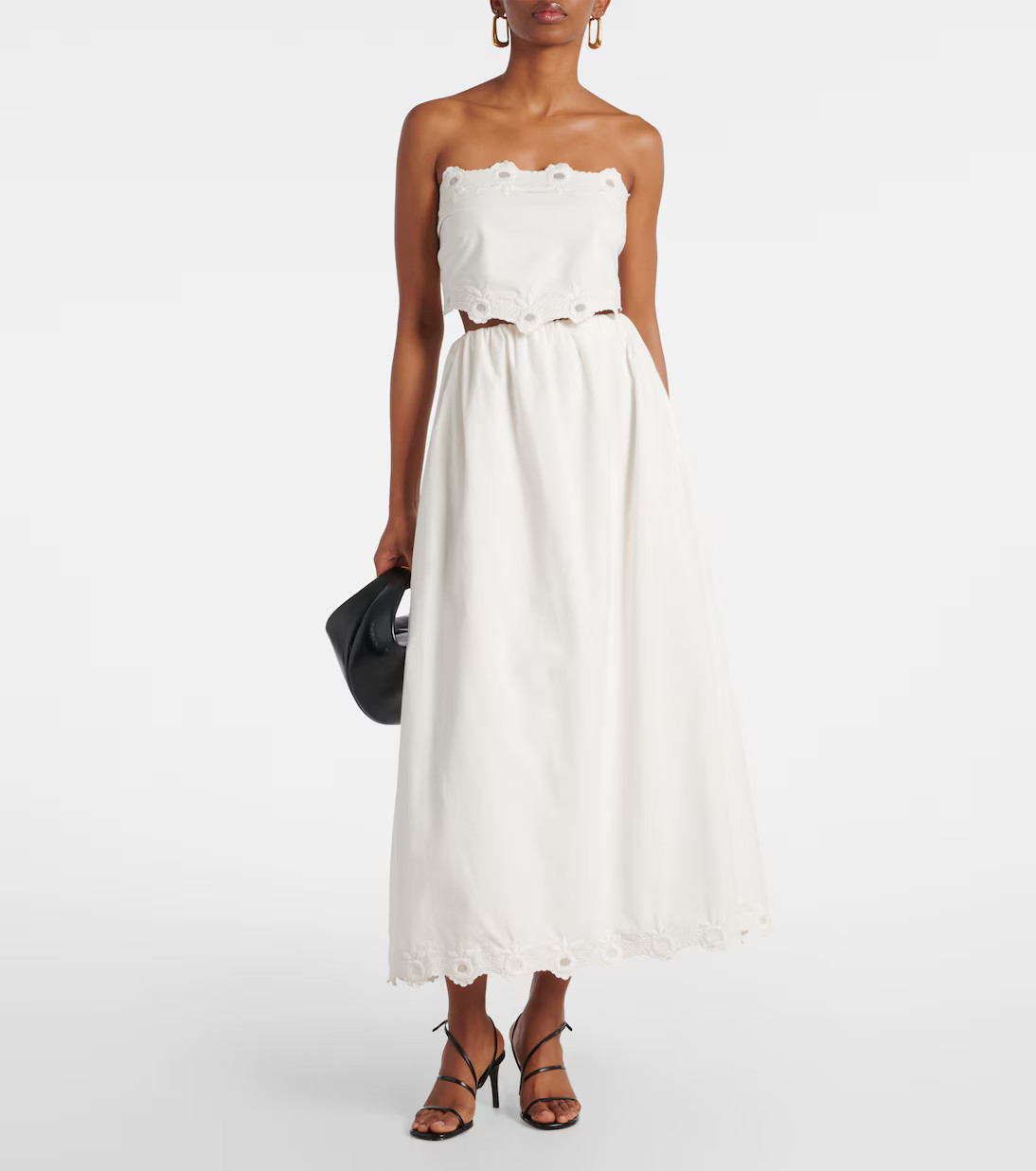 Antoinette embroidered cotton maxi skirt | Mytheresa (US/CA)