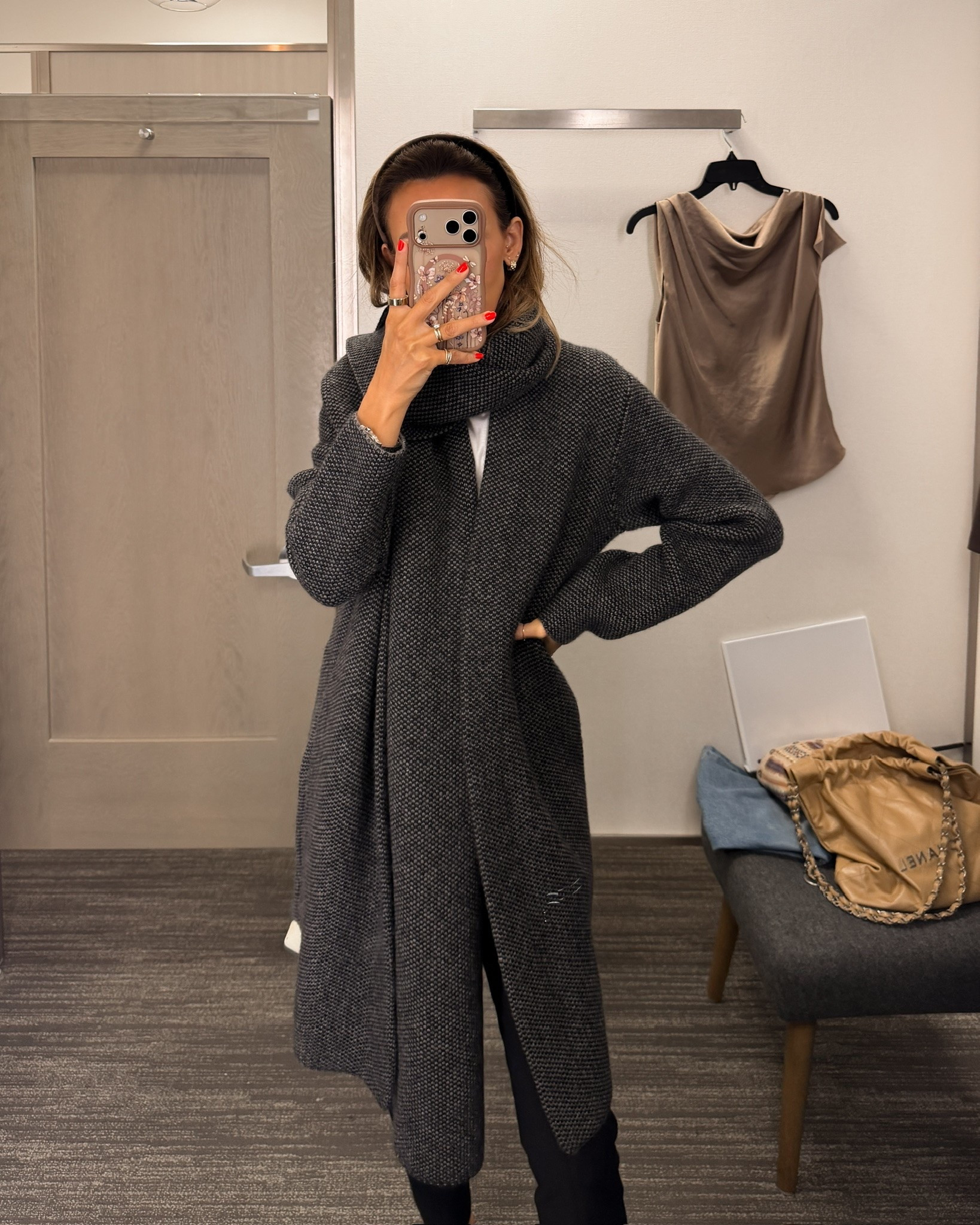 Vince cardi coat that comes with a chunky scarf and rich pattern I’m loving! Size xs, the pants are also a part of the sale

#LTKSaleAlert #LTKgrwm #LTKOver40