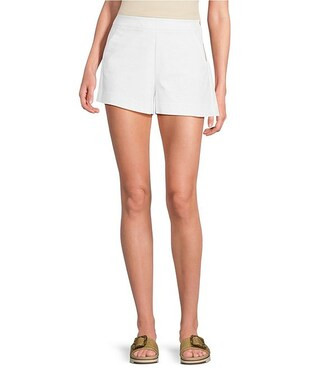 Sarissa Stretch High-Rise Straight Shorts | Dillard's