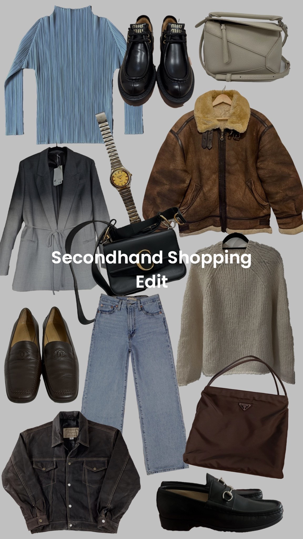 Hidden GEMS in here 👀!!!

Secondhand shopping edit, eBay, vintage, pre loved, vintage Gucci, Tom Ford, curated designer, outerwear, designer bag, loafers, Chanel, jewellery, sunglasses, knitwear, pleated skirt, shearling jacket, leather coat, wool, Loewe puzzle, issey miyake, pleats please, designer watch, Christian Dior, prada bag, nylon, leather, blazer, workwear 

#LTKwinter #LTKgiftguide #LTKuk