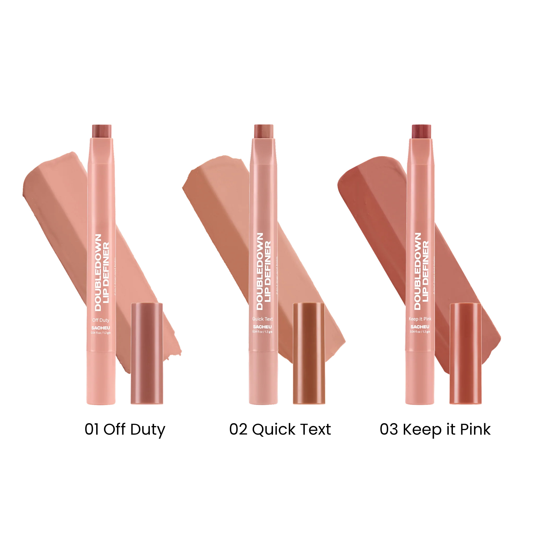 DoubleDown Lip Definer™ TRIO | SACHEU Beauty