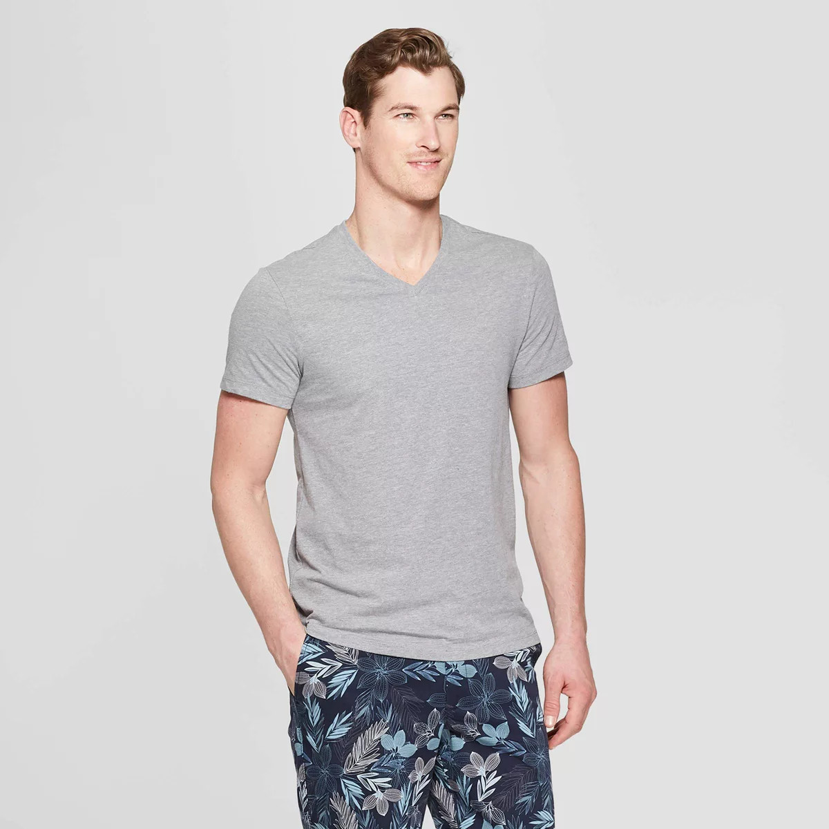 Men's Every Wear Short Sleeve V Neck T-Shirt - Goodfellow & Co™ Black M: Midweight, Pullover | Target