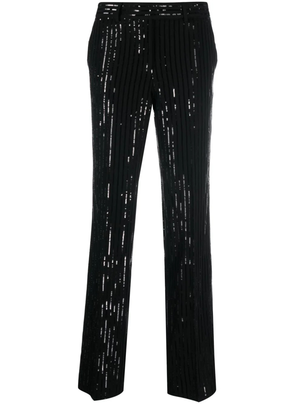 Michael Michael Kors high-waisted sequin trousers - Black | Farfetch Global