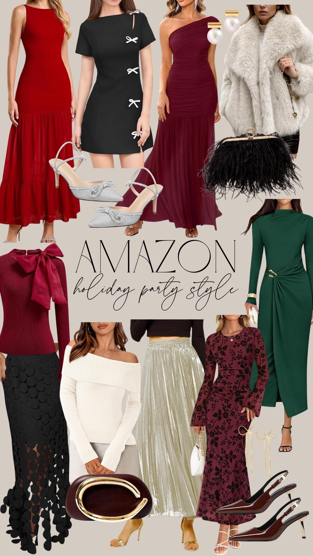 Amazon holiday party outfits! Perfect for Christmas parties and New Years Eve

#LTKHoliday #LTKFindsUnder100