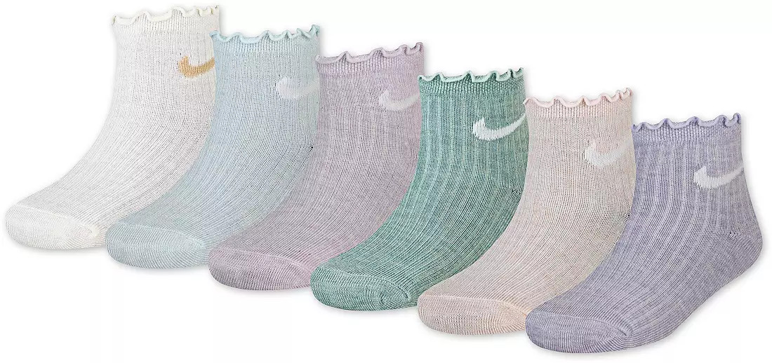 Nike Lettuce Welt Ankle Socks - 6 Pack | DICK'S Sporting Goods
