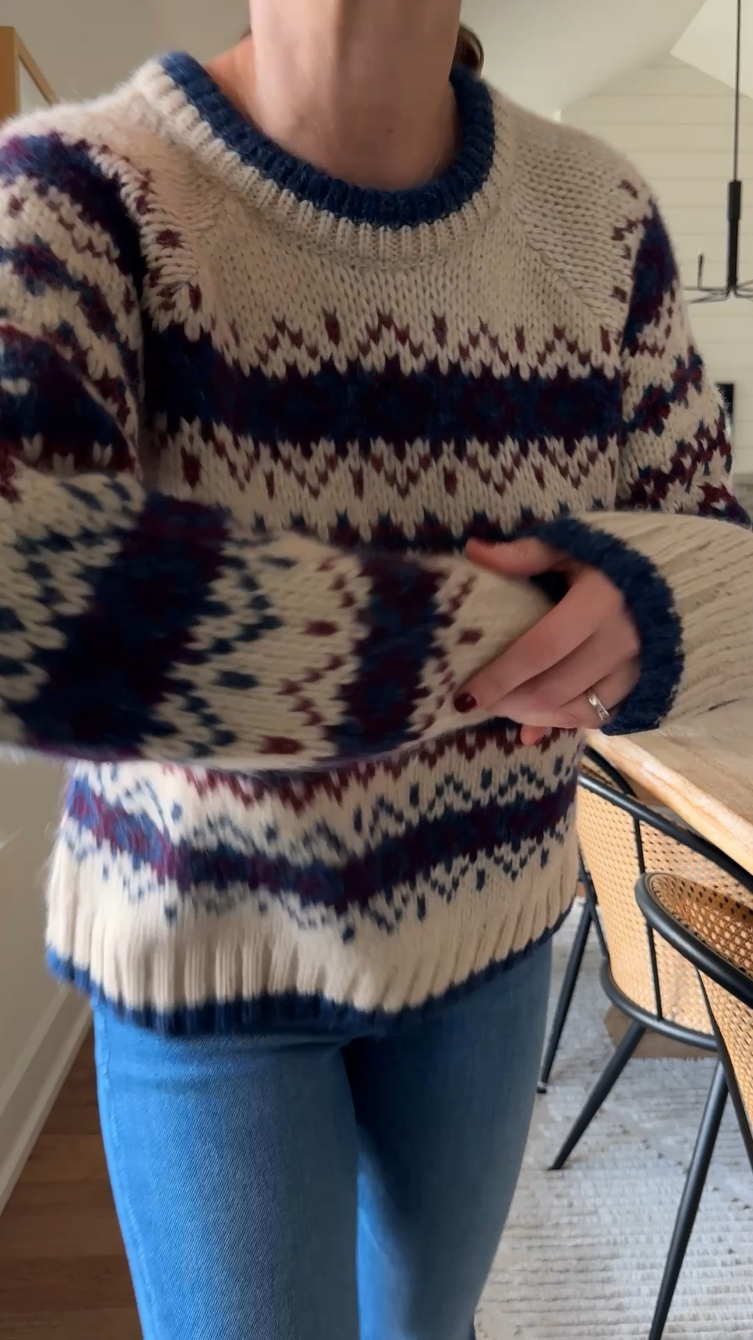 Sweater size small
Jeans size 25

#LTKStyleTip #LTKSeasonal #LTKOver40