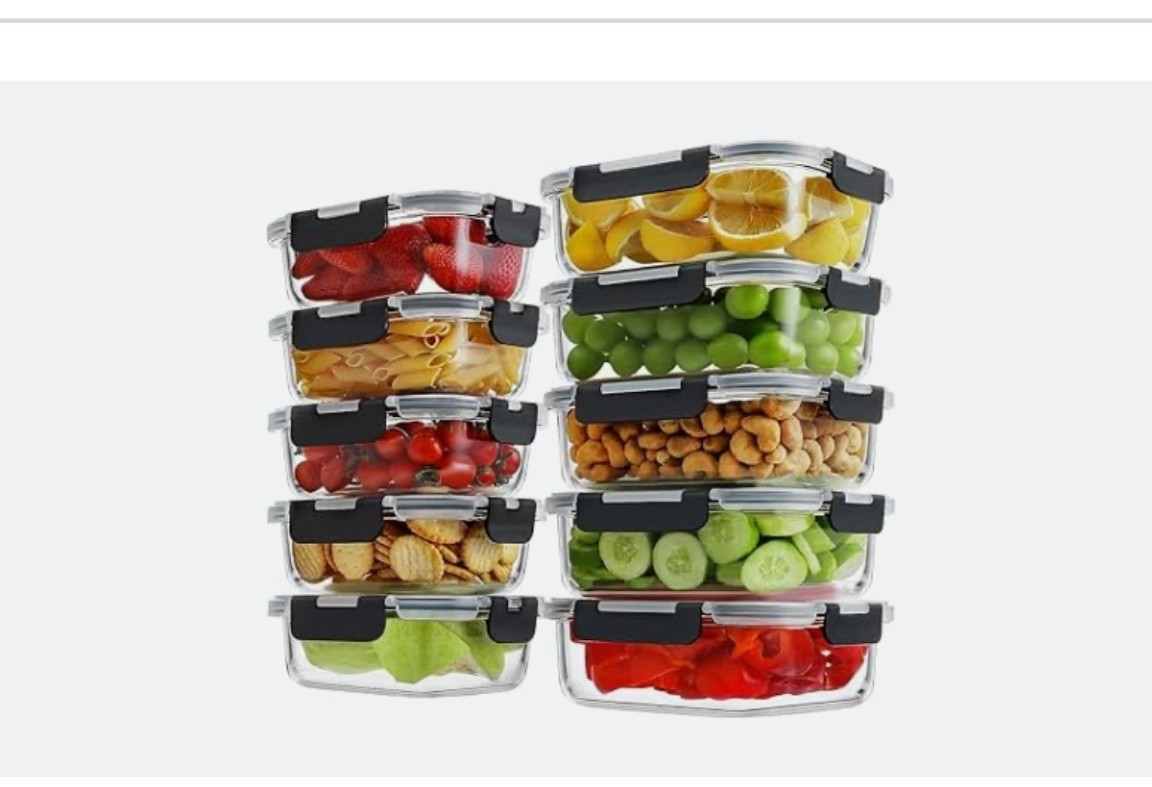 My favorite meal prep containers! I have tried a lot I love these!