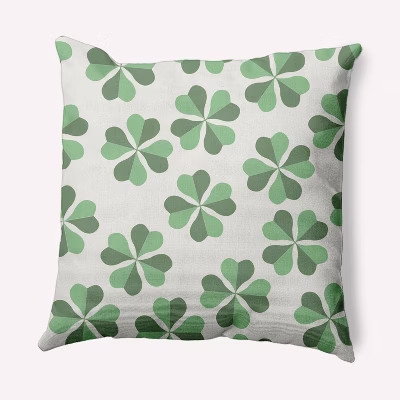 16"x16" Lucky Patch Square Throw Pillow - e by design | Target