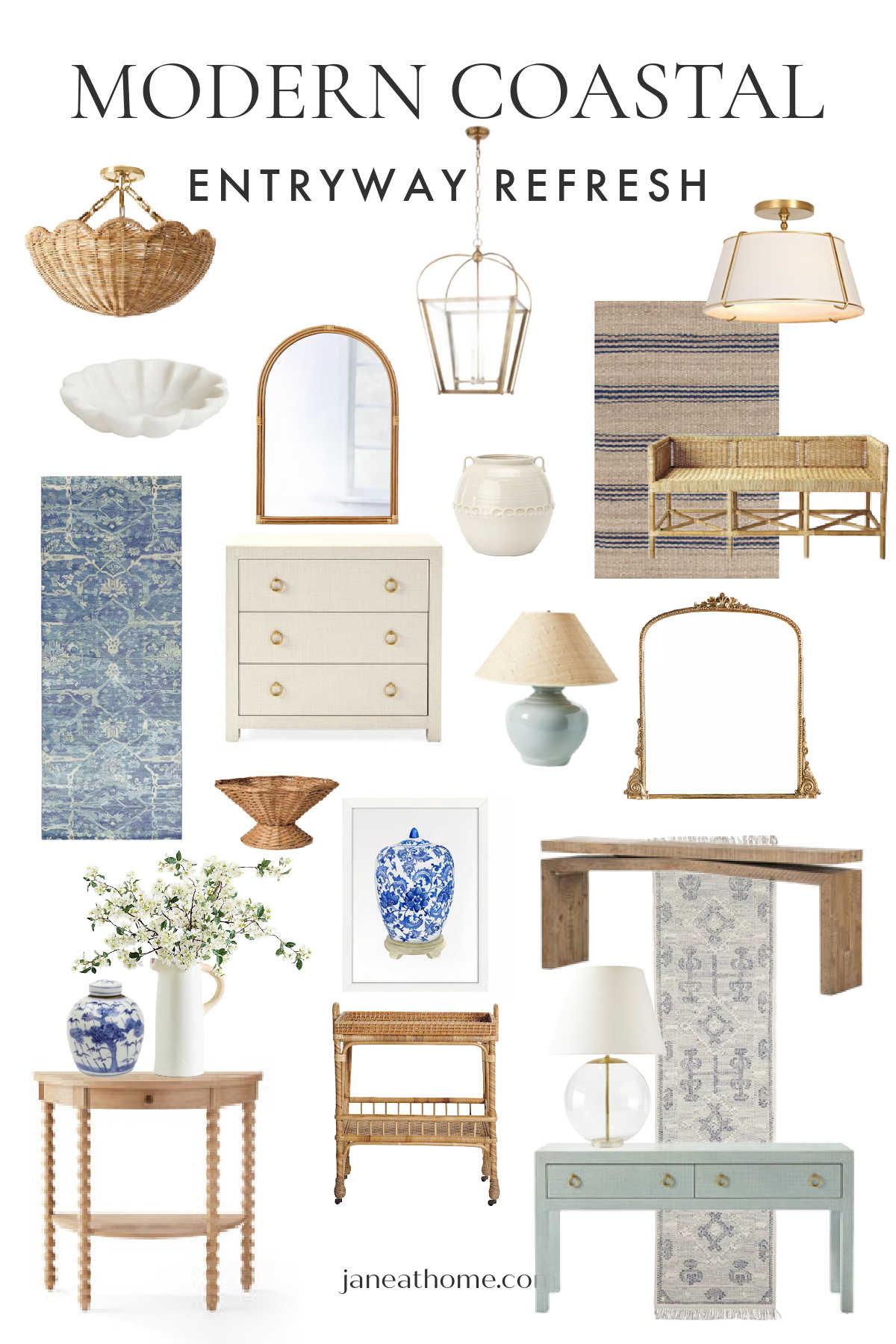 Ideas and inspiration for an entryway refresh, including entryway table ideas, area rugs and runners, console tables, mirrors, artwork, entryway table decor, lamps, pendant lighting and chandeliers, and home decor accents all in soft neutral tones for a serene modern coastal vibe #Spring Decor #NancyMeyersCoded #EntrywayIdeas #MoodBoard #HomeDecor #NeutralHome #BeachHouseStyle #CozyMinimalism #CaliforniaCasual #HamptonsStyle  

 #LTKSeasonal #LTKHome #LTKSaleAlert