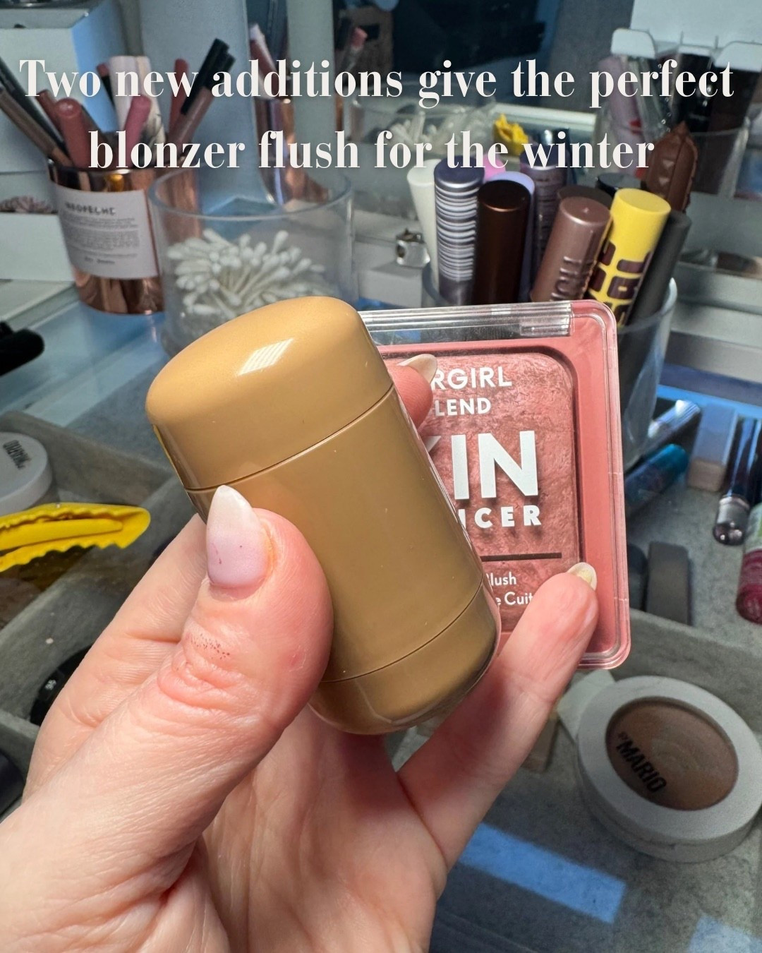 Two new blushes that give the perfect winter blonzer flush ❄️🤎
I’ve been layering the new Rhode Pocket Blush with the CoverGirl Blush + Bronzer and its chef’s kiss for that warm-but-rosy glow winter skin needs.

Shade rose latte & sleepy girl

Cream + powder is the combo that makes blush actually last, look skin-like, and not disappear by noon. This duo gives effortless “I just came in from the cold” color without looking overdone.

Both are affordable, beginner-friendly, and corporate-girlie approved 🤍
✨ Linked in LTK — save this if you’re rebuilding your everyday makeup bag.

#LTKbeauty #blonzer #wintermakeup #creamblush #powderblush #everydaymakeup #midsizebeauty #affordablebeauty #makeupthatlasts #corporategirliemakeup #naturalglow 

#LTKselfcare #LTKBeauty #LTKmorningroutine