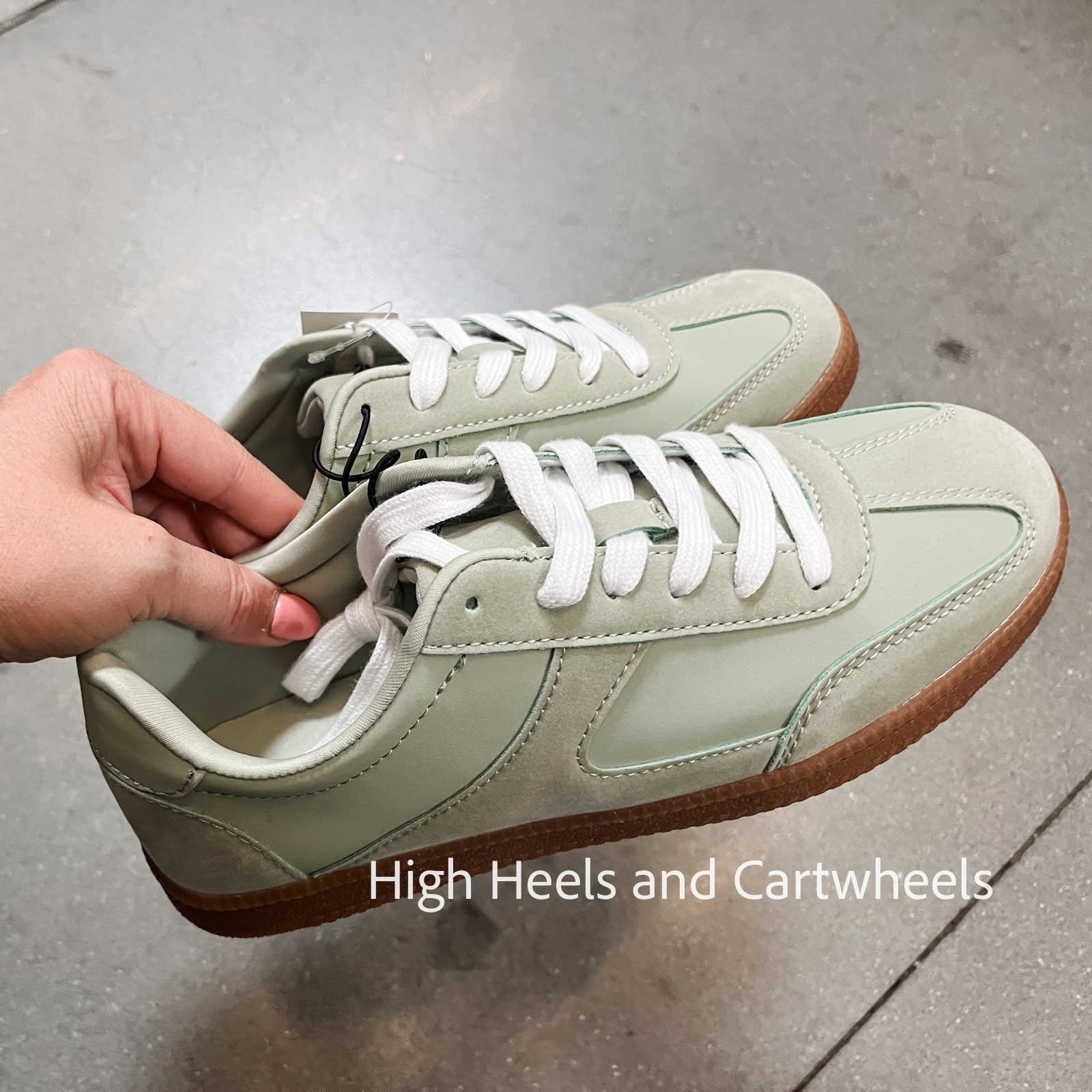 These viral sneakers have soo many color options and we are currently crushing on this sage green. 🤩

#LTKFindsUnder50 #LTKShoeCrush