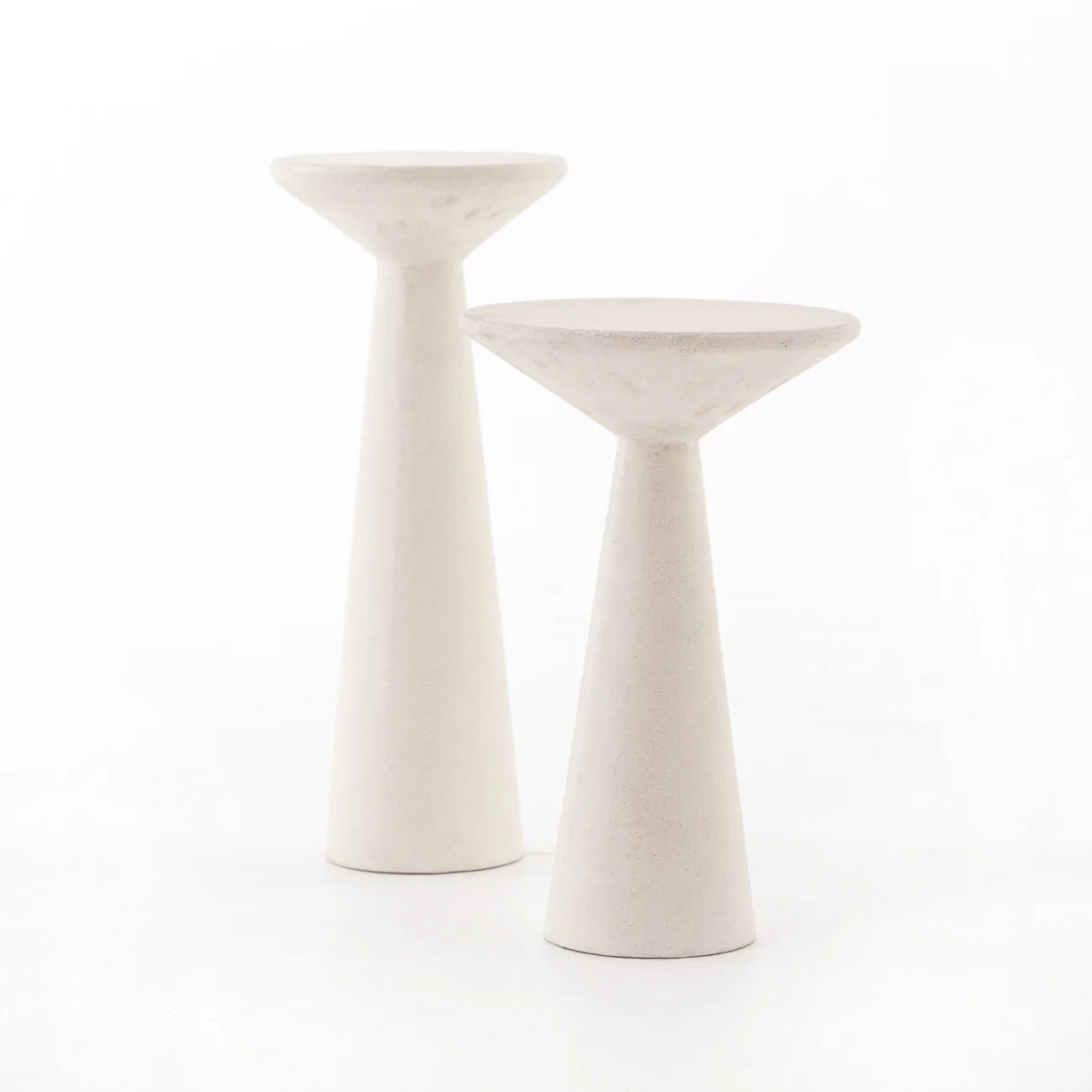 Ravine Concrete Accent Tables - Set of 2 | France and Son