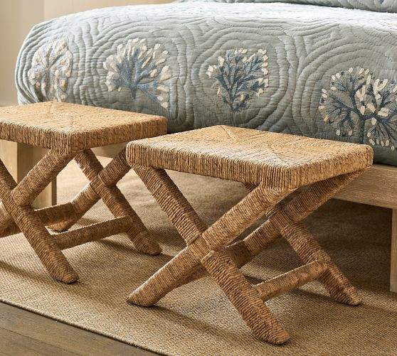 Malibu Accent Stool (20") | Pottery Barn (US)