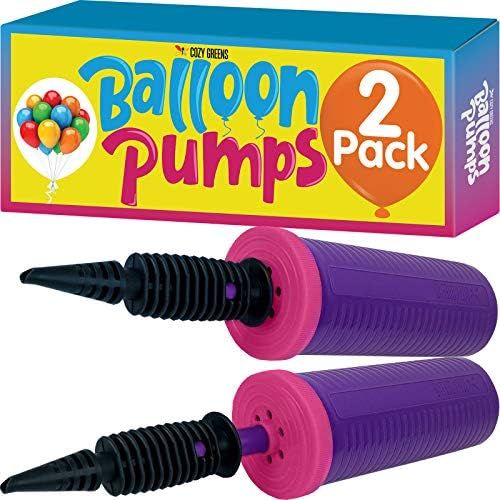 Balloon Pump Hand Held, Inflator Air Pump for Balloons - 2Way Dual Action, 2Pack: Friends can Hel... | Amazon (US)