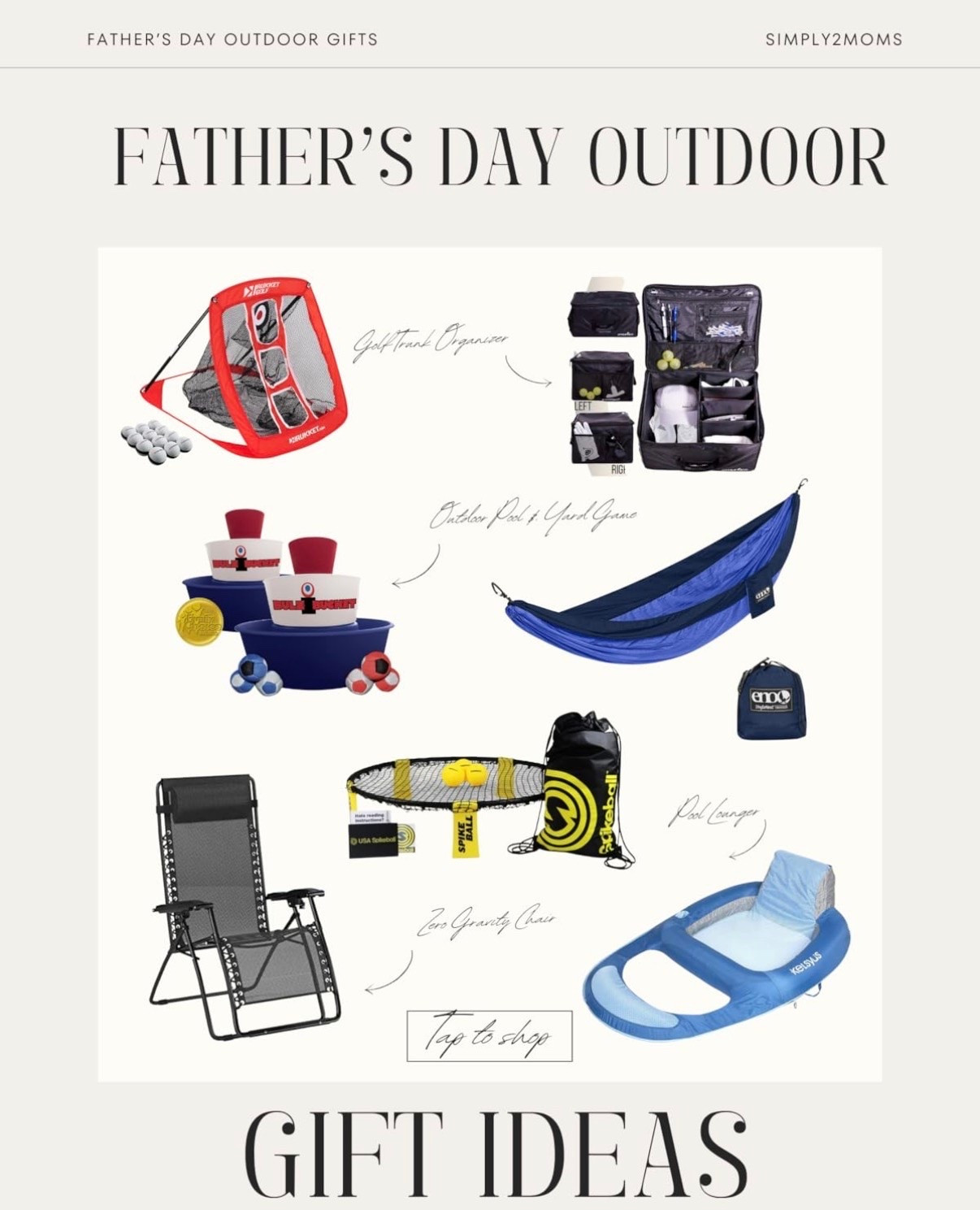 Father’s Day gift ideas for the dad who would rather be outside. Backyard games, hammocks, pool loungers, golf organizers, portable grills, zero gravity chairs, and outdoor finds made for relaxing weekends and summer nights.

#LTKMens #LTKHome #LTKActive
