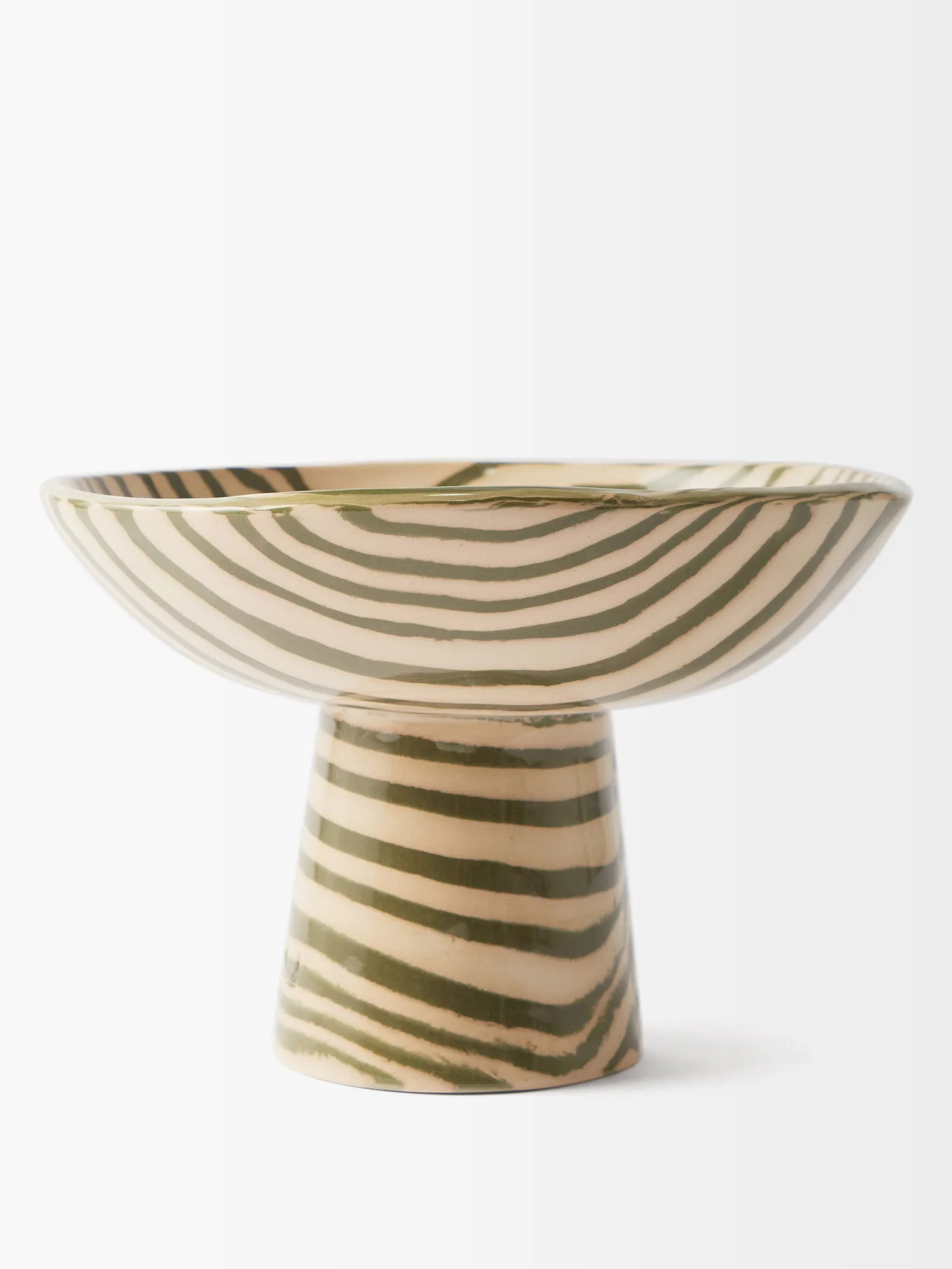 Marble-effect medium earthenware serving bowl | Henry Holland Studio | Matches (US)