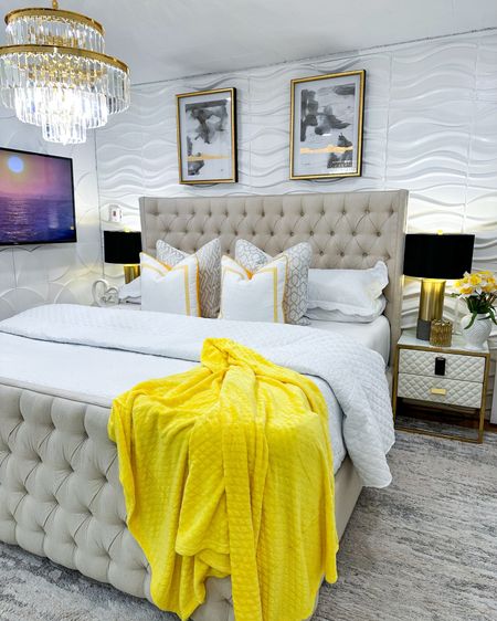 Incorporating colors in your home especially Seasonal colors always helps brighten up your day. Love the touch of yellow in our bedroom for Spring.
Scroll down to Shop 💕

#LTKhome #LTKstyletip #LTKsalealert