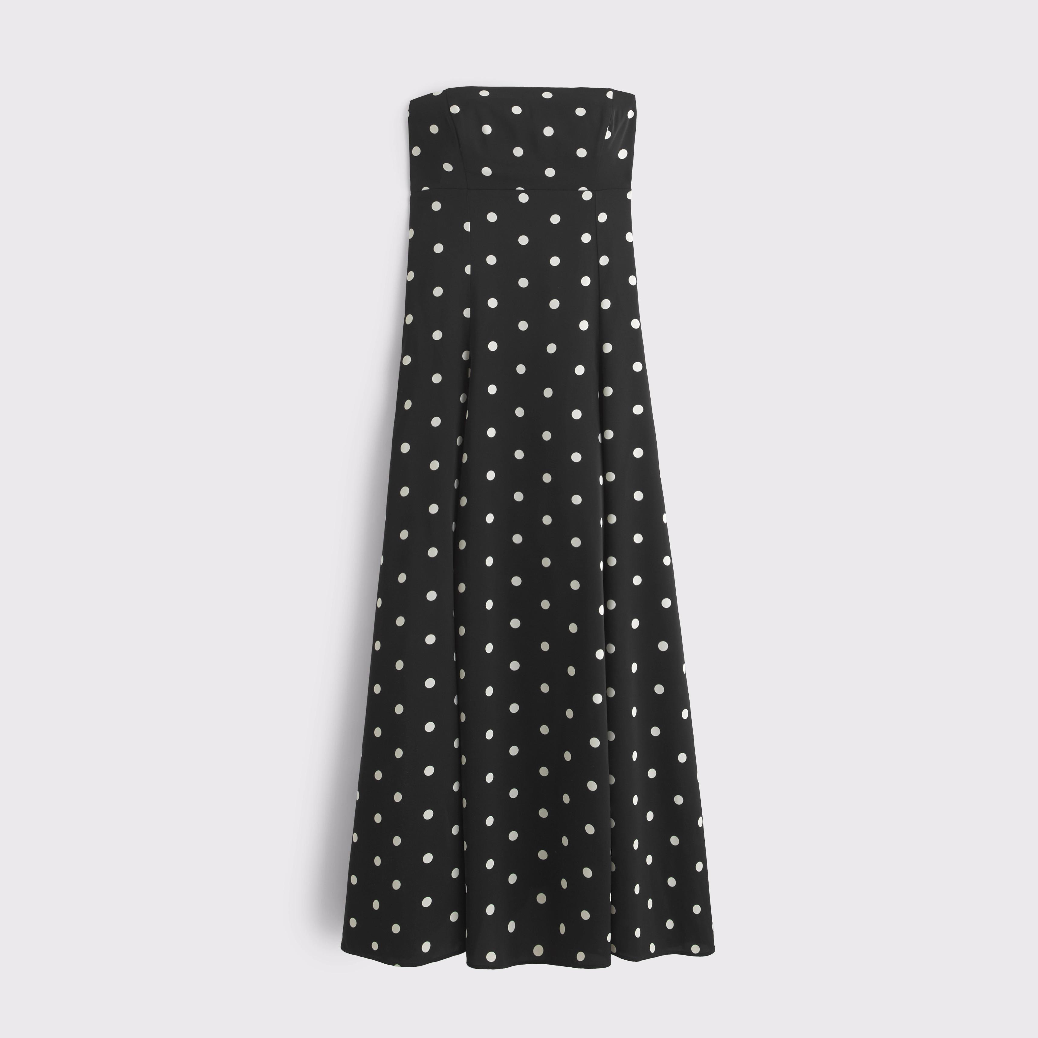 Godet Clasp-Back Midi Dress | Abercrombie & Fitch (UK)