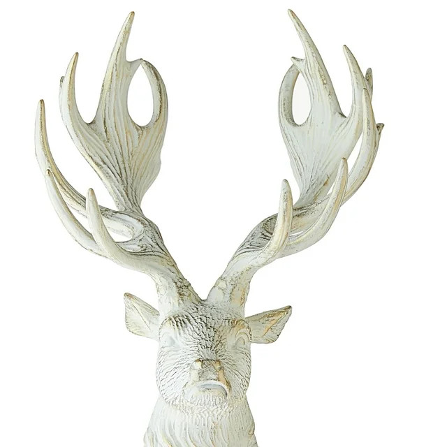My Texas House My Texas House White Champagne Standing Deer Christams Tabletop Decoration, 17.25 ... | Walmart (US)