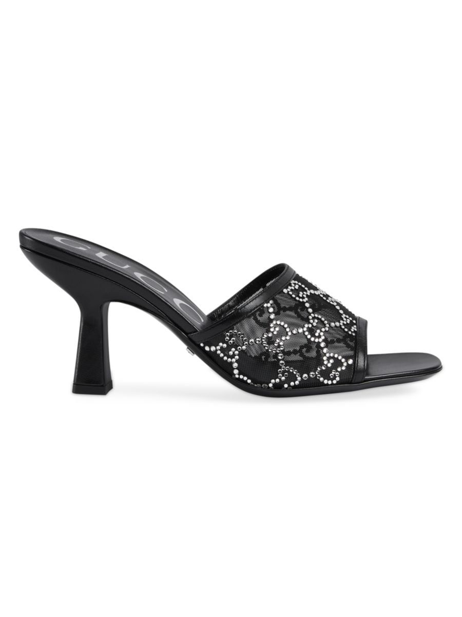GG Mesh Demi Sandals | Saks Fifth Avenue