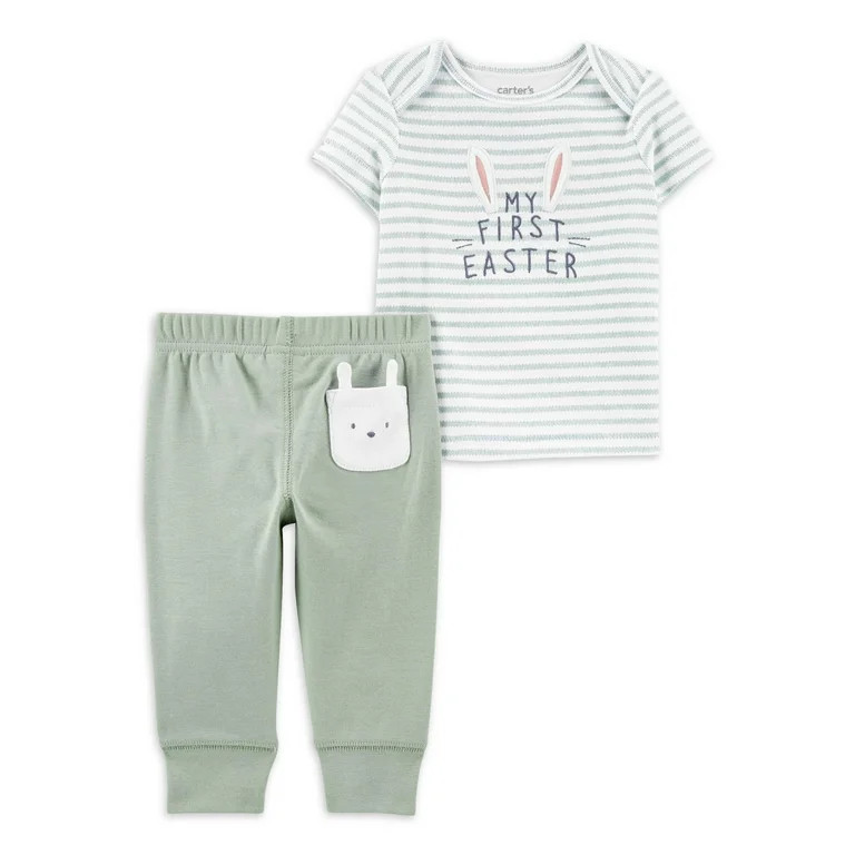 Carter's Child of Mine Baby Unisex Easter Outfit Set, 2-Piece, Sizes Preemie-12M | Walmart (US)