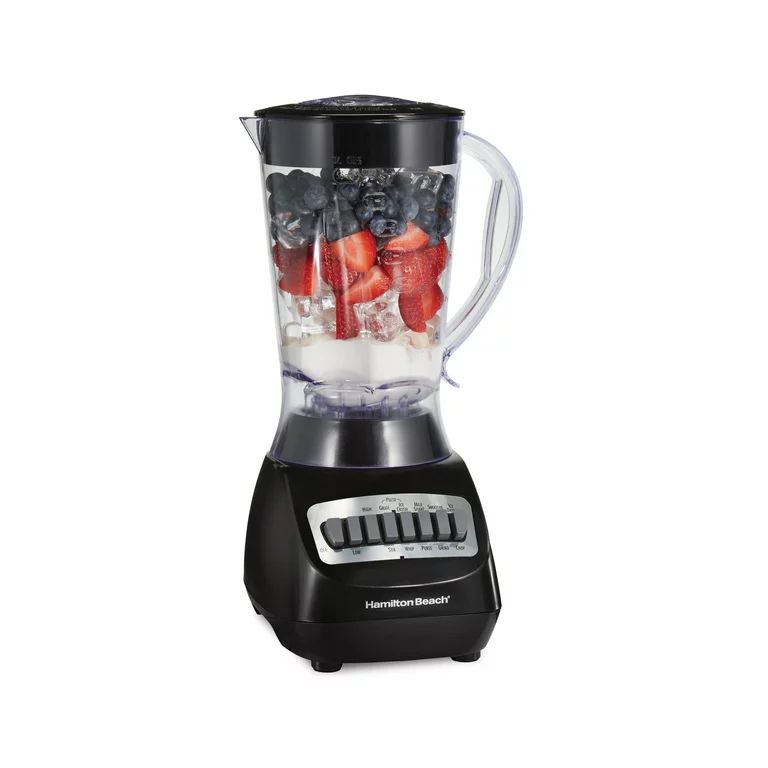 Hamilton Beach Smoothie Electric Blender with 10 Speeds, 56 oz. BPA-Free Plastic Jar, Model 50190 | Walmart (US)