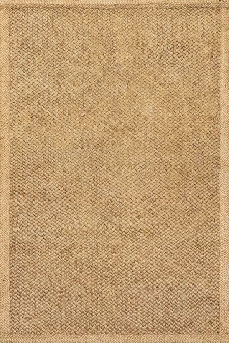 Natural Willow Bordered Jute 8' x 10' Area Rug | Rugs USA