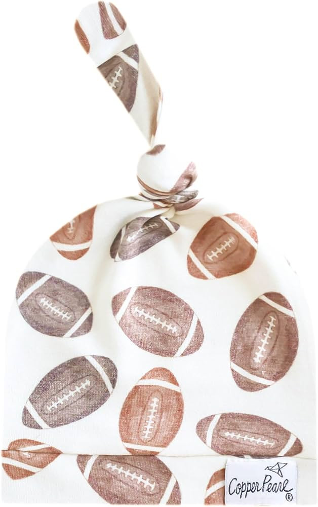 Copper Pearl Baby Beanie Hat Top Knot Stretchy Soft Blitz | Amazon (US)